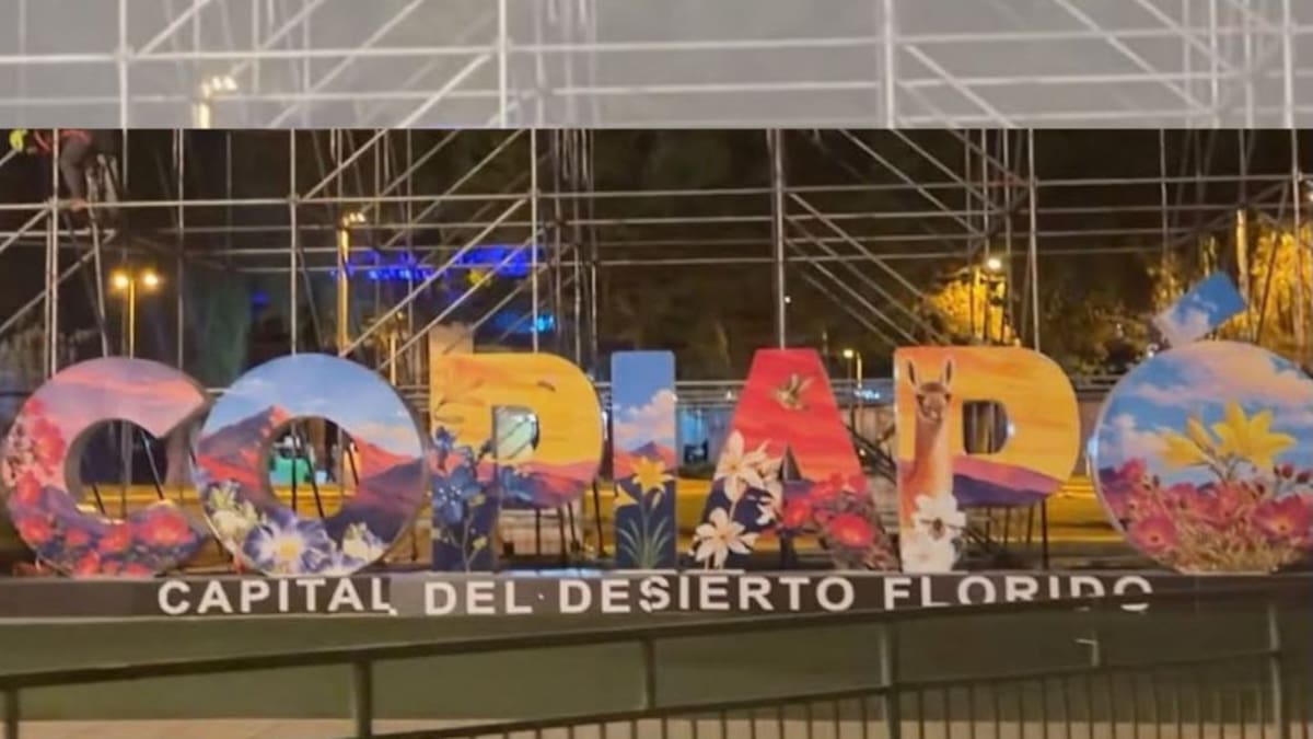 Polémica en el norte de Chile por el “Desierto Florido”: cartel instalado en Copiapó reabre disputa con Vallenar