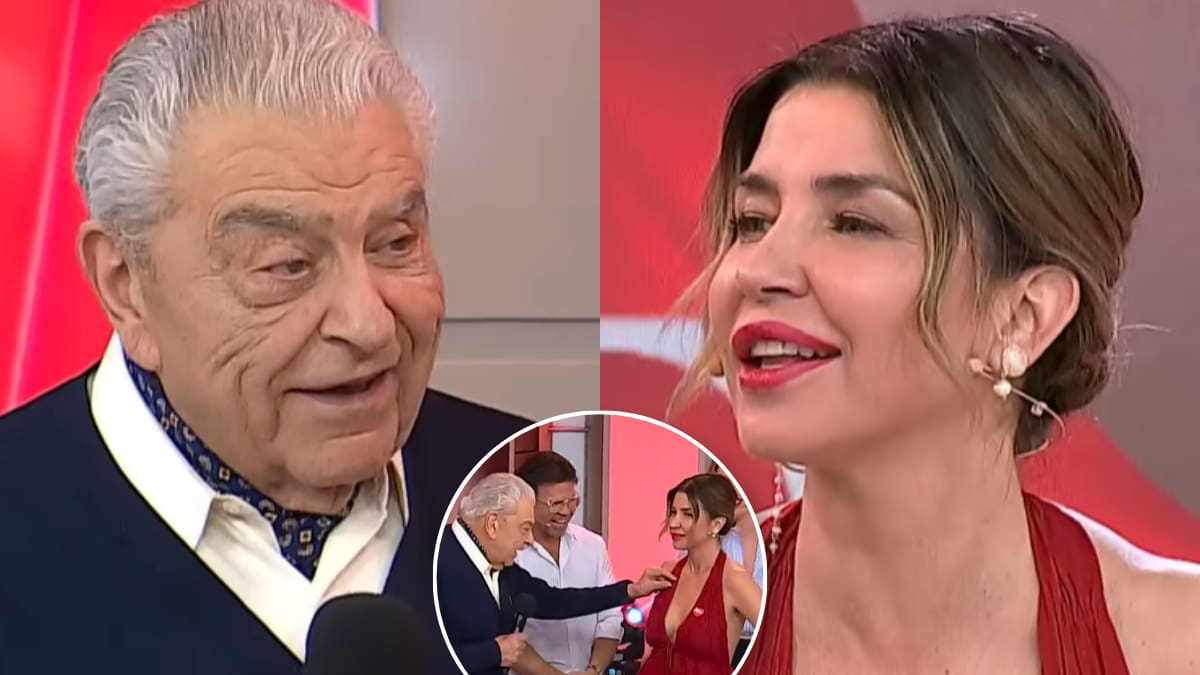 Don Francisco sorprendió a Pancha Merino con pícara broma y ella lo desafió: “Elija, ¿dónde quiere?"