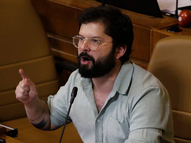 El diputado Gabriel Boric