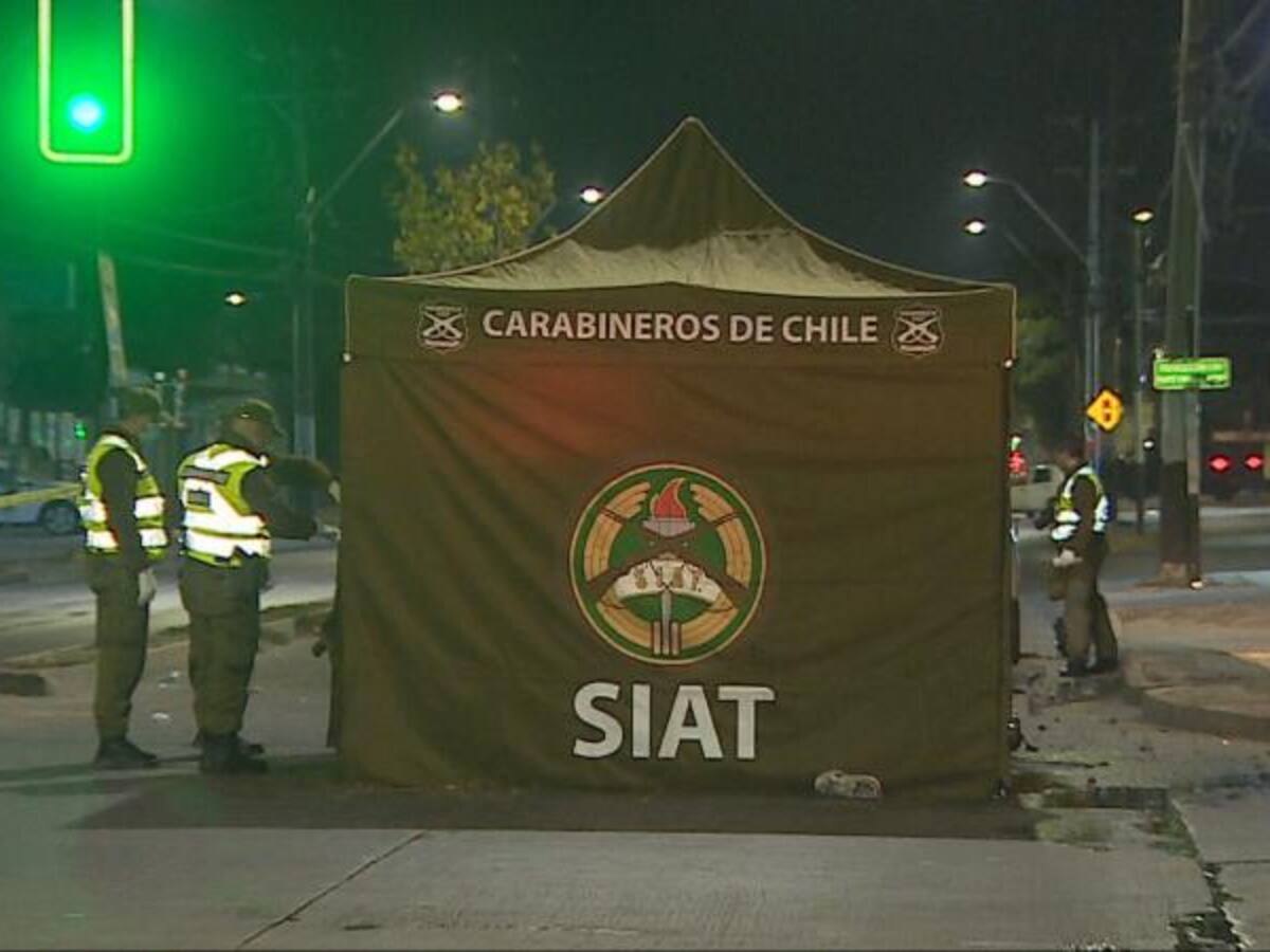 Fatal choque múltiple en San Joaquín deja un muerto y un herido en riesgo vital