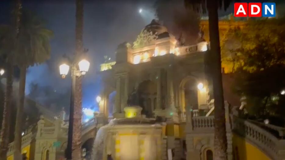 Así quedó el cerro Santa Lucía tras incendio