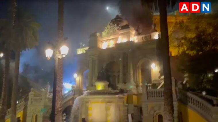 Así quedó el cerro Santa Lucía tras incendio