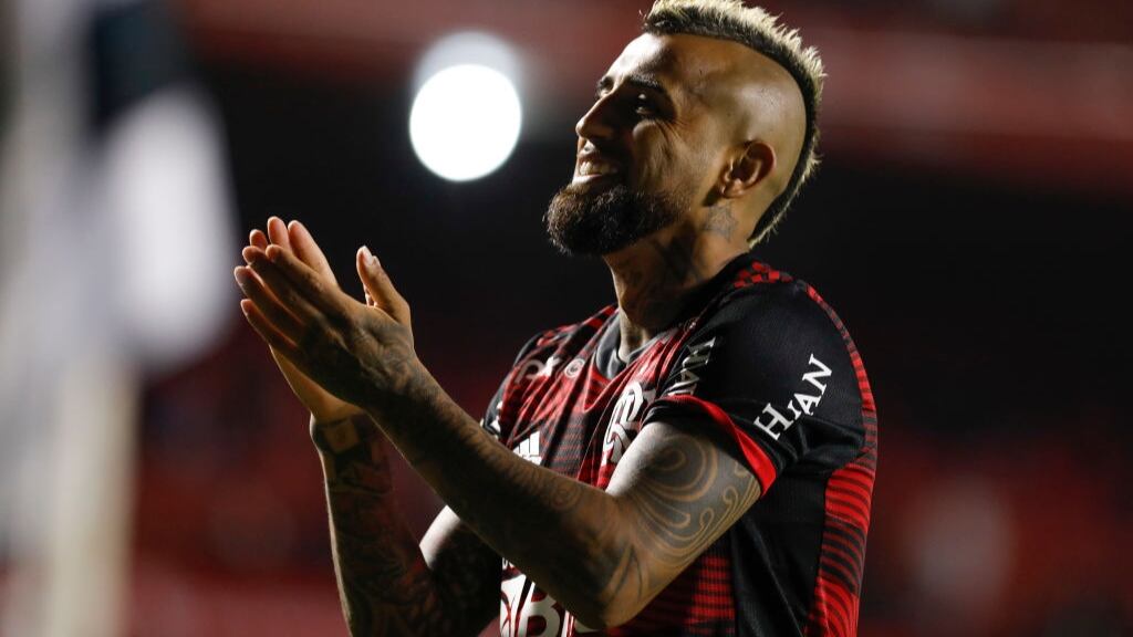 Con Arturo Vidal en cancha, Flamengo da el primer golpe en las semifinales de la Copa de Brasil