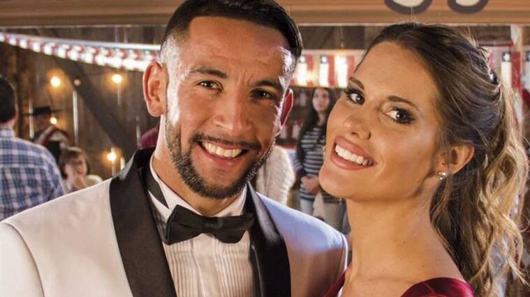 Mauricio Isla y Gala Caldirola