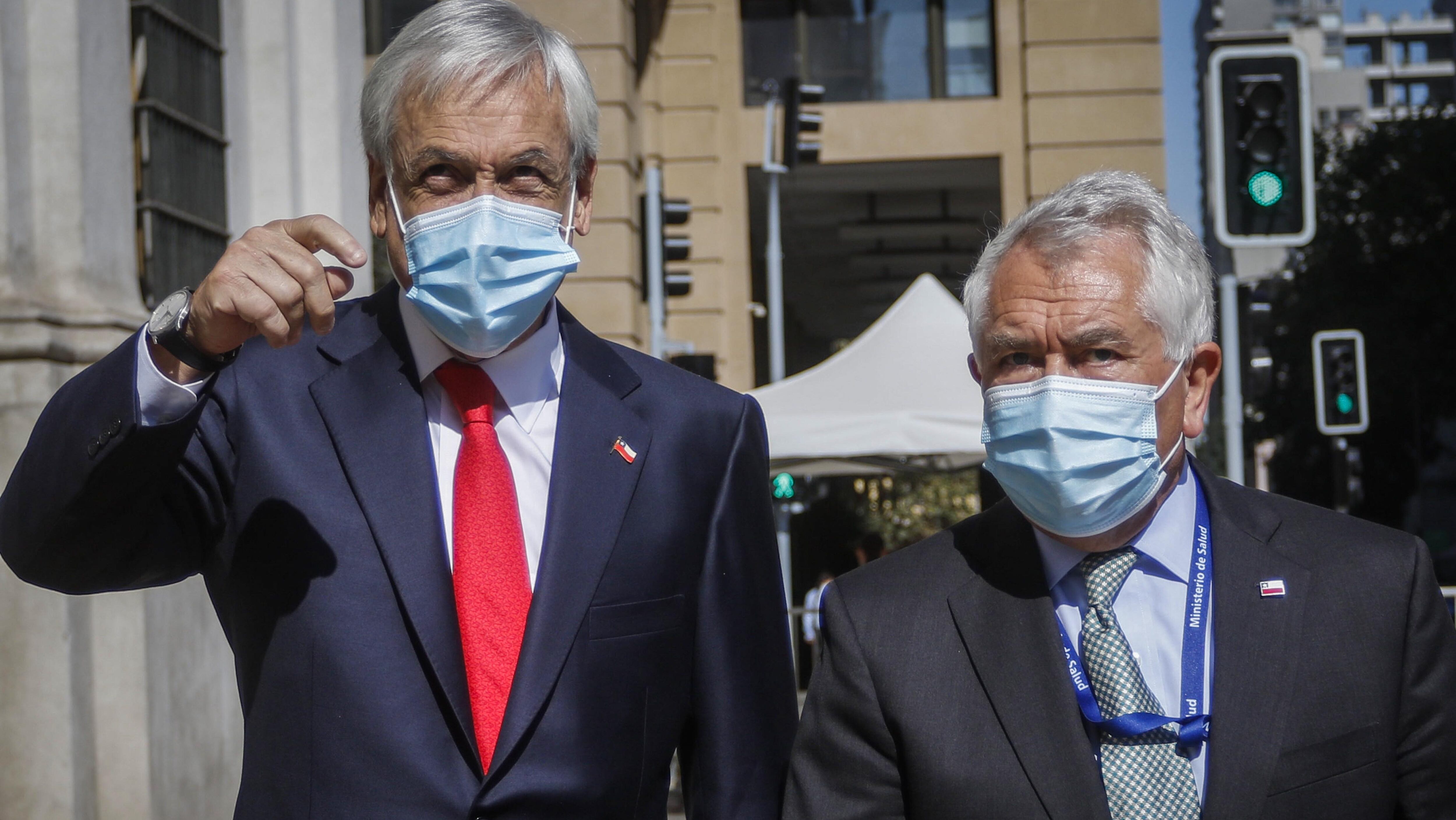 Presidente Piñera y Enrique Paris