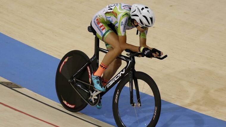 12 de diciembre del 2017/SANTIAGOCatalina Soto, durante el Campeonato Nacional de Ciclismo de Pista 2017, en donde casi 300 ciclistas de todo el país competen para quedarse con la competencia registrada en la Unión Ciclista Internacional y que contará con la participación de los “mejores pedaleros del país” en las categorías Elite, Junior, Intermedia, Juvenil, Infantil y Master.
FOTO: LEONARDO RUBILAR/AGENCIAUNO