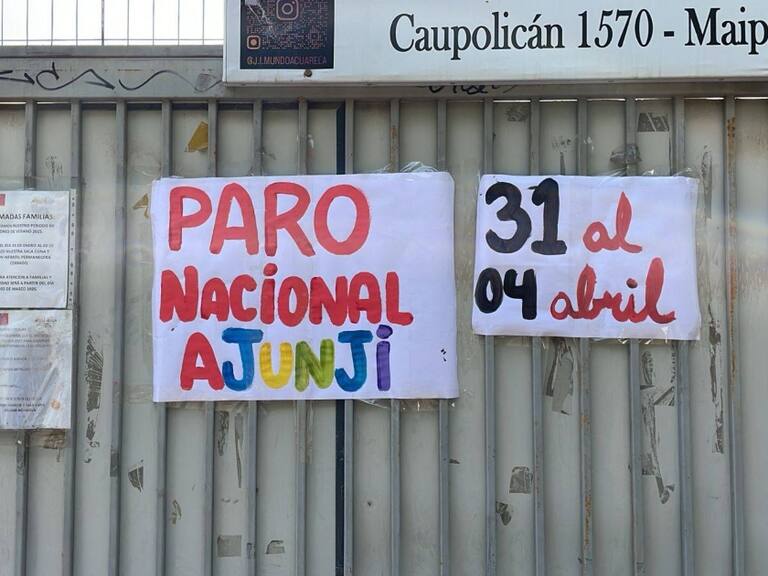 AJUNJI inicia paro nacional: trabajadores acusan abandono, precarización y falta de recursos en jardines infantiles