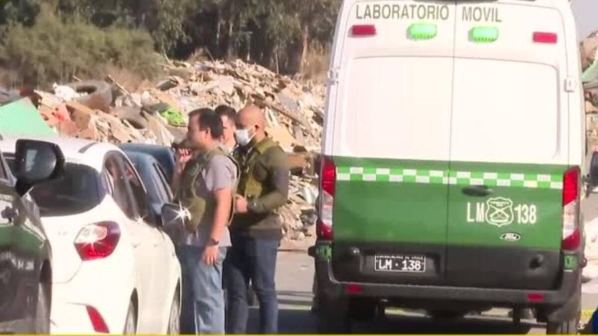 Hombre muere tras balacera en basural clandestino en zona sur de la RM