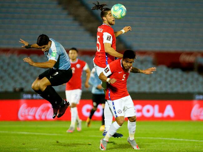 08 DE OCTUBRE DE 2020/MONTEVIDEO, URUGUAY, durante el partido valido por las Clasificatorias al Mundial de Futbol de Qatar 2022, entre Uruguay y Chile.
FOTO: CARLOS PARRA/COMUNICACIONES ANFP VIA AGENCIAUNO