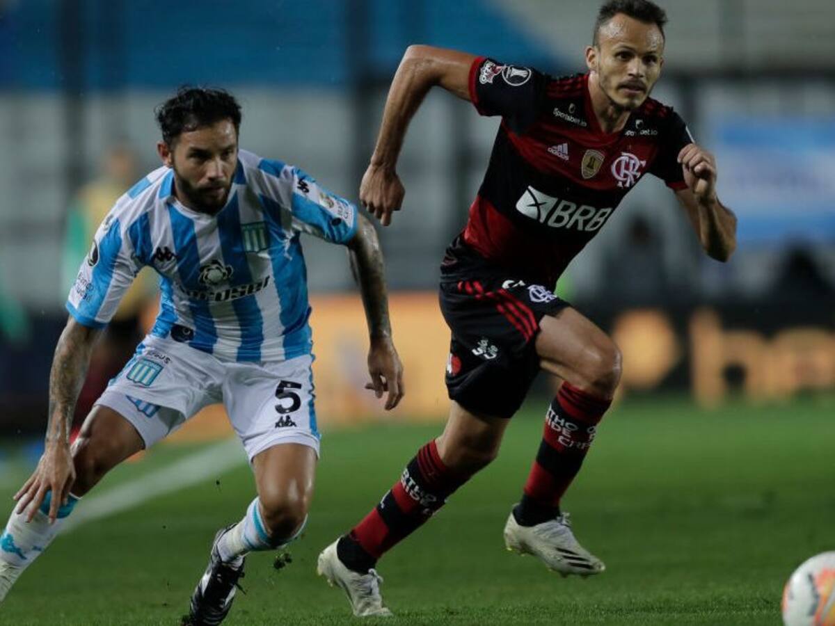 Sin Mauricio Isla, Flamengo consiguió un empate ante Racing de Gabriel Arias y Eugenio Mena por Copa Libertadores