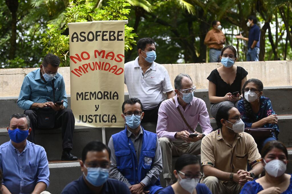 Manifestación contra la impunidad en San Salvador