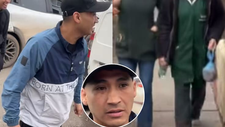 El Chino se encuentra con parvularias, lanza peculiar comentario y genera reacciones: “A la hue... que hacen famoso”