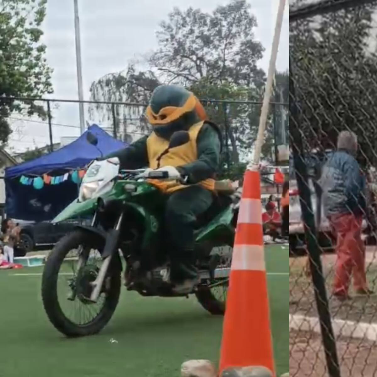 Persecución surreal en San Ramón: Carabineros “Tortugas Ninja” frustran robo de vehículo