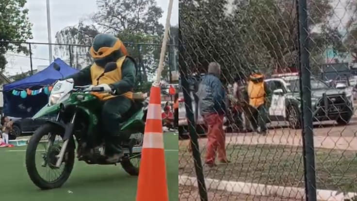 Persecución surreal en San Ramón: Carabineros “Tortugas Ninja” frustran robo de vehículo