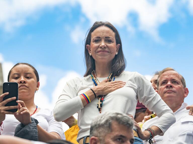 María Corina Machado reaparece en Venezuela: participa en protesta contra Nicolás Maduro