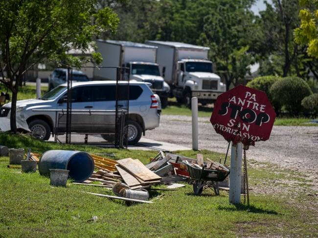 Una vista de la zona donde fueron secuestrados 17 misioneros en Haití