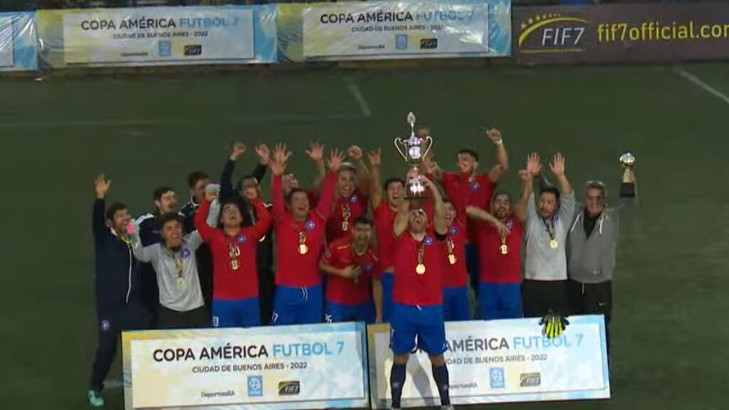 Chile se corona campeón de la Copa América de Fútbol 7 tras vencer a Argentina en la final