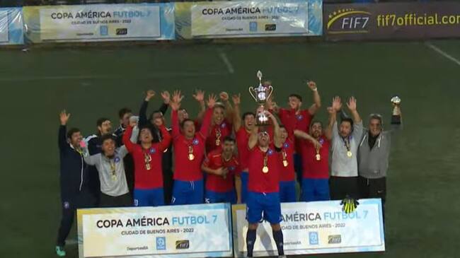 Chile se corona campeón de la Copa América de Fútbol 7 tras vencer a Argentina en la final