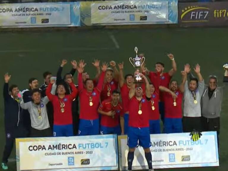 Chile se corona campeón de la Copa América de Fútbol 7 tras vencer a Argentina en la final