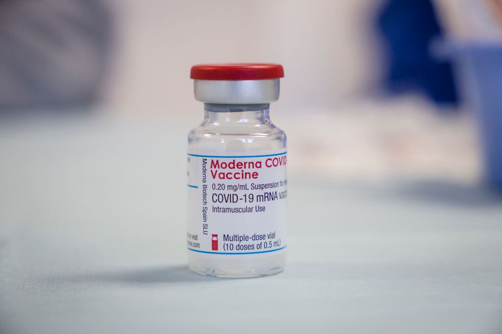 Dosis de la vacuna Moderna contra el coronavirus Covid-19