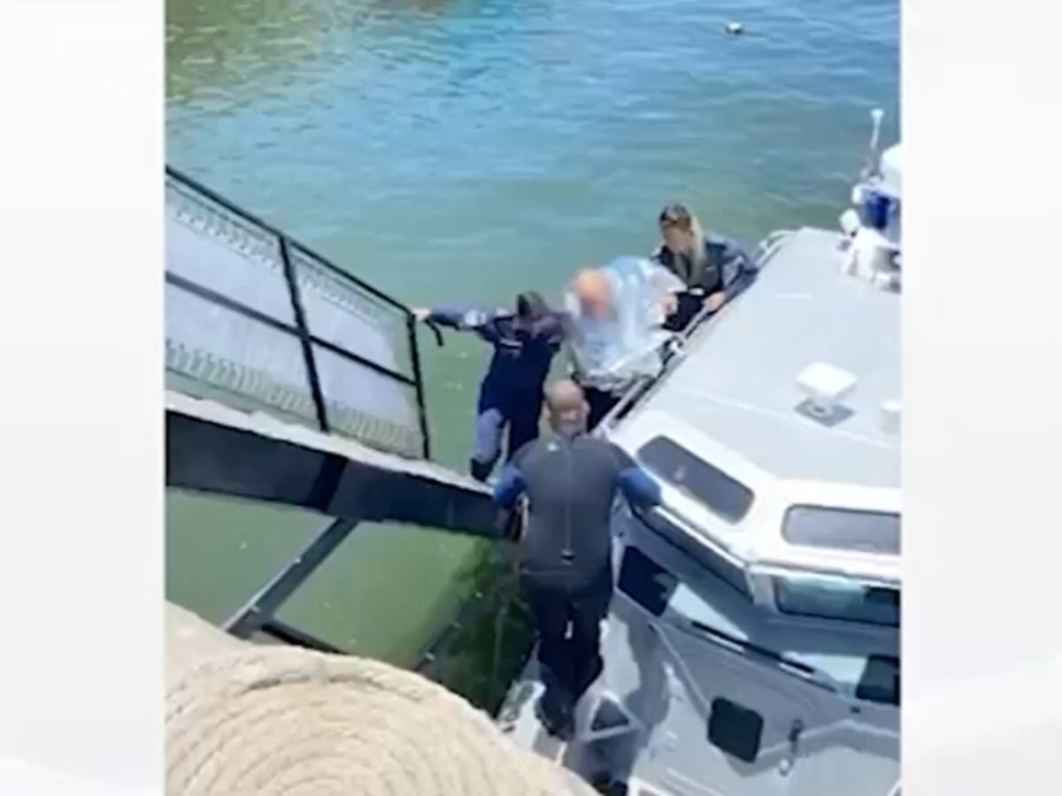 Armada rescata a hombre que se estaba ahogando en playa de Iquique