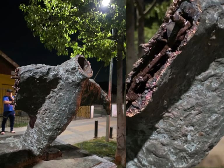 Memorial de víctimas de la dictadura es vandalizado en Navidad: destruyeron destacada obra en San Joaquín