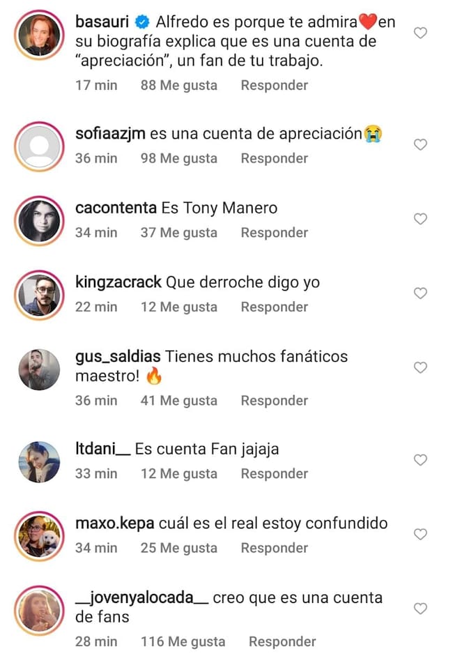 Captura | Instagram Alfredo Castro