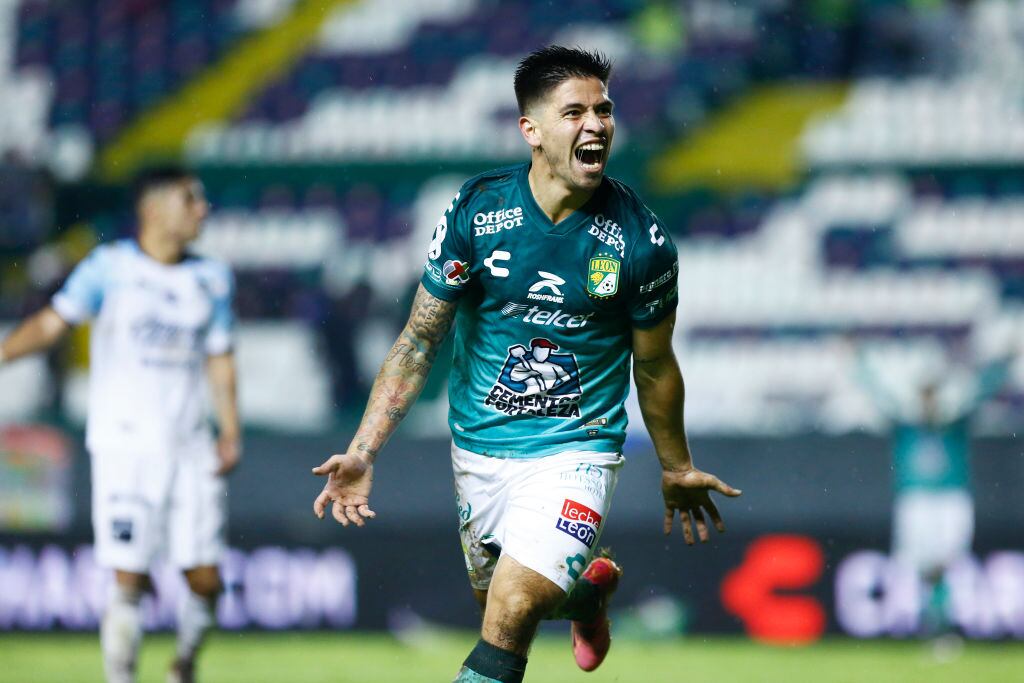 Víctor Dávila anotó en la goleada del León sobre Mazatlán en el fútbol mexicano