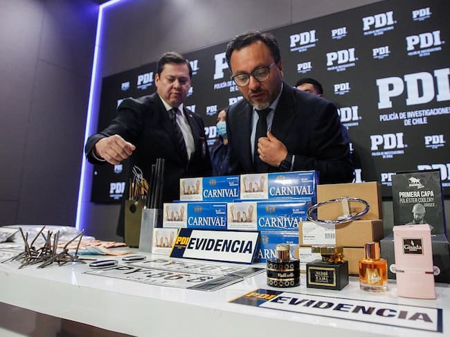 Cedida | Objetos incautados en allanamientos por investigación "Infiltrados"