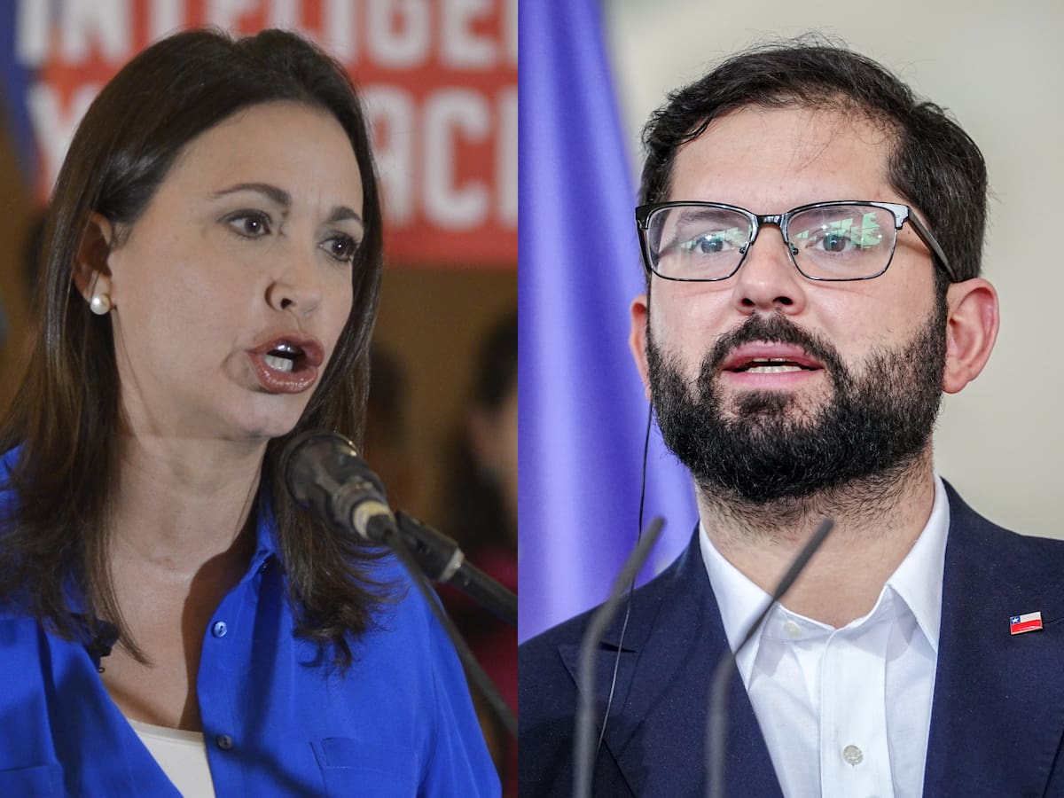 María Corina Machado agradece a Gabriel Boric por su postura en “defensa de la democracia” de Venezuela
