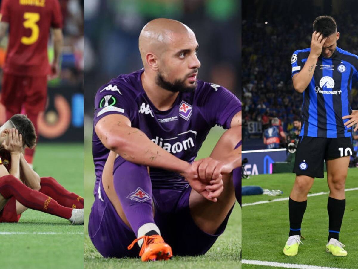 Desazón total: El drama de los equipos italianos en las finales de torneos UEFA