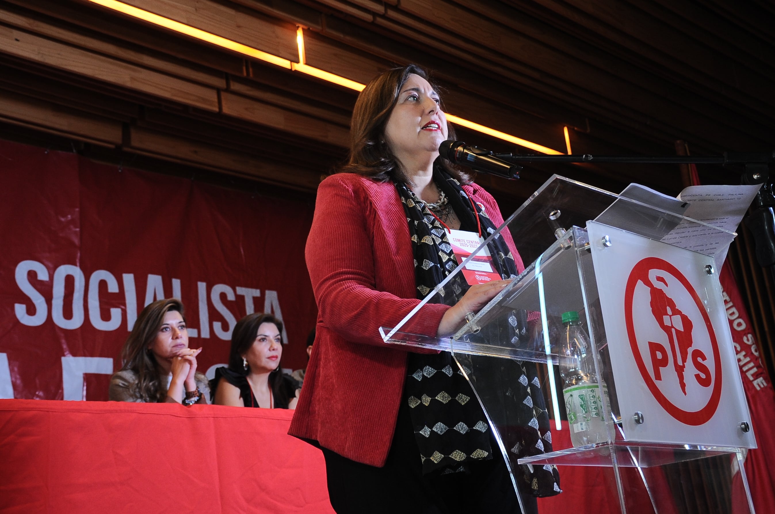 Agencia UNO | La candidata presidencial del PS, Paulina Vodanovic.
