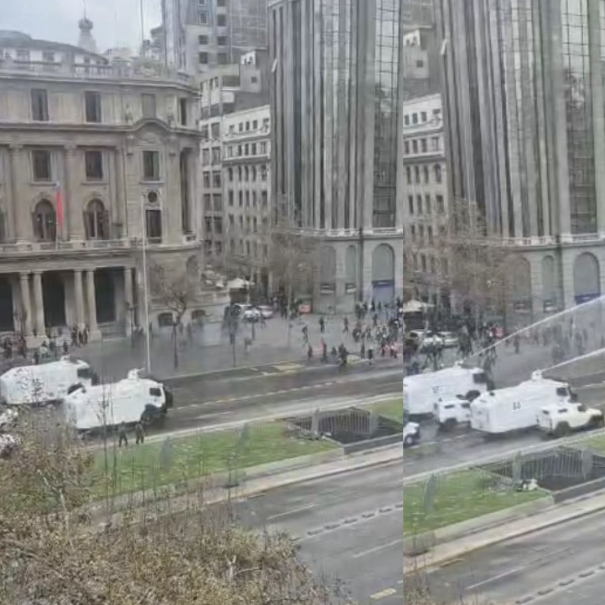 11 de septiembre: manifestantes marchan por la Alameda y provocan desvíos de tránsito ante acción de Carabineros