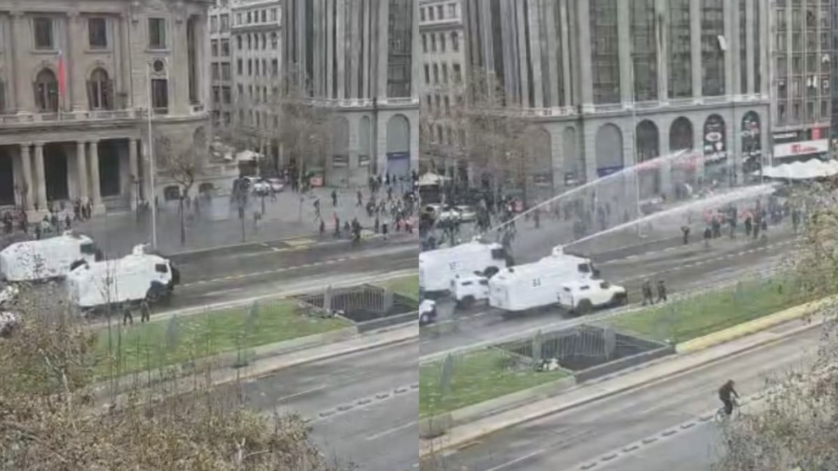 11 de septiembre: manifestantes marchan por la Alameda y provocan desvíos de tránsito ante acción de Carabineros