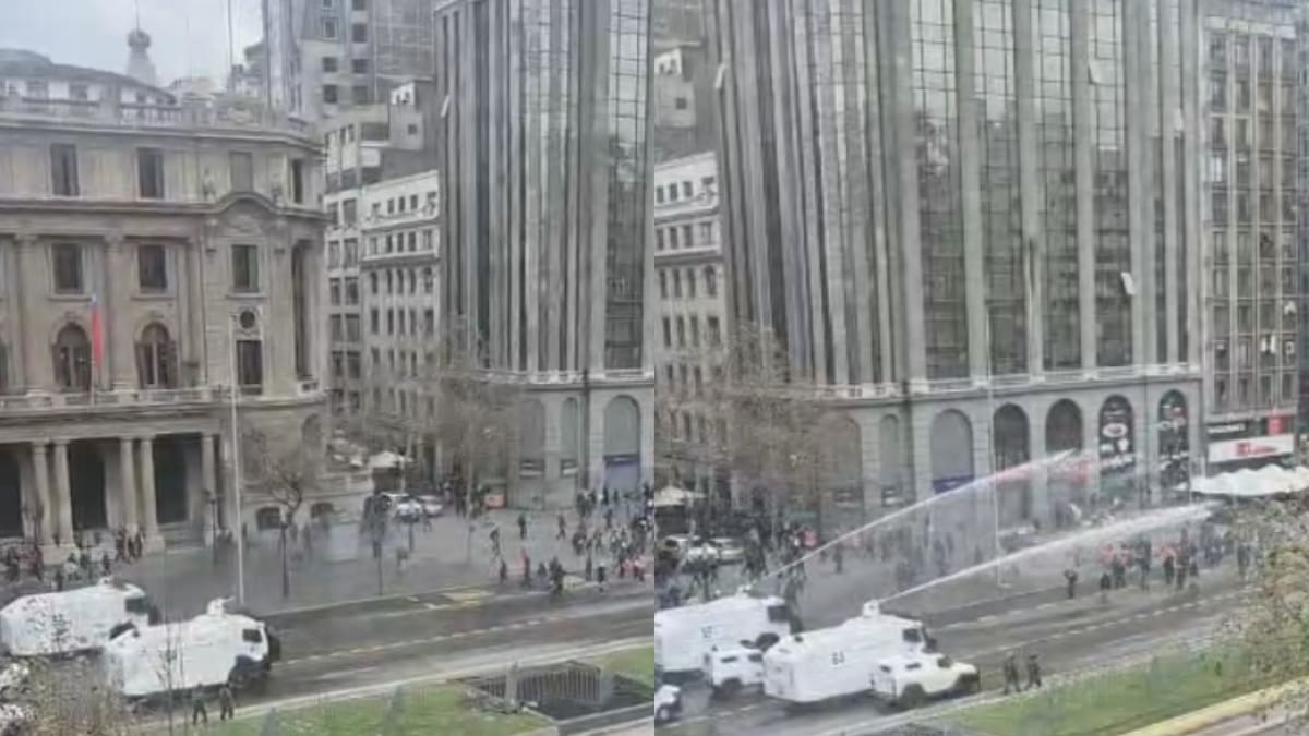 11 de septiembre: manifestantes marchan por la Alameda y provocan desvíos de tránsito ante acción de Carabineros