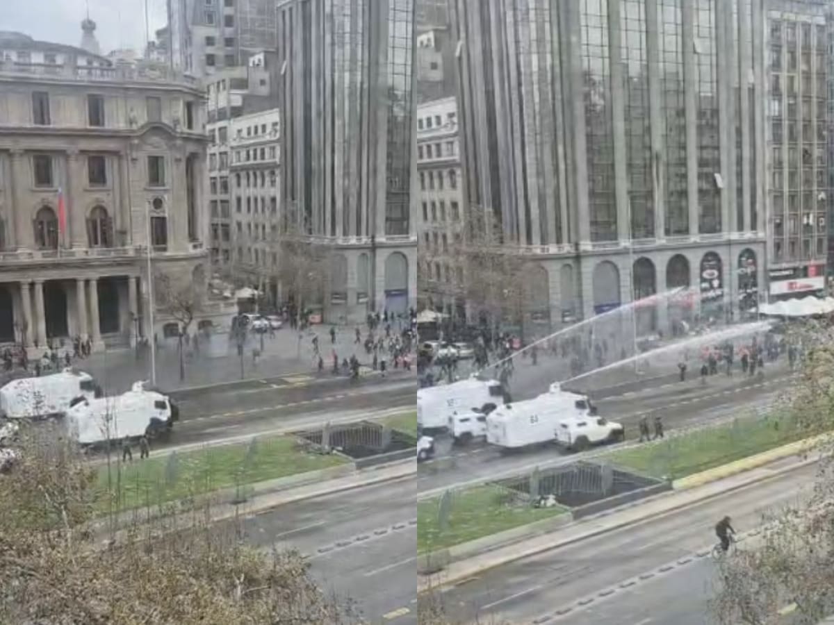 11 de septiembre: manifestantes marchan por la Alameda y provocan desvíos de tránsito ante acción de Carabineros