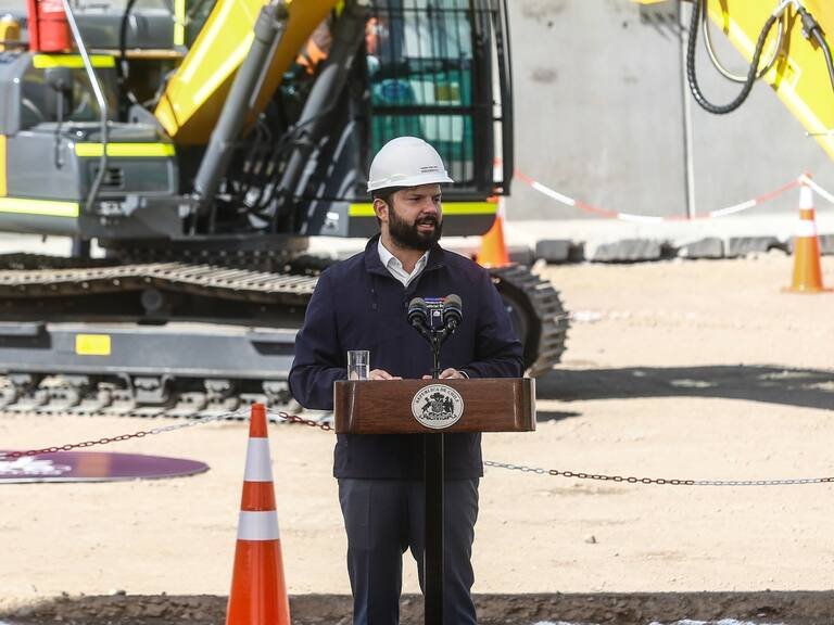 Presidente Gabriel Boric da inicio a las obras para la extensión de la Línea 6 del Metro de Santiago