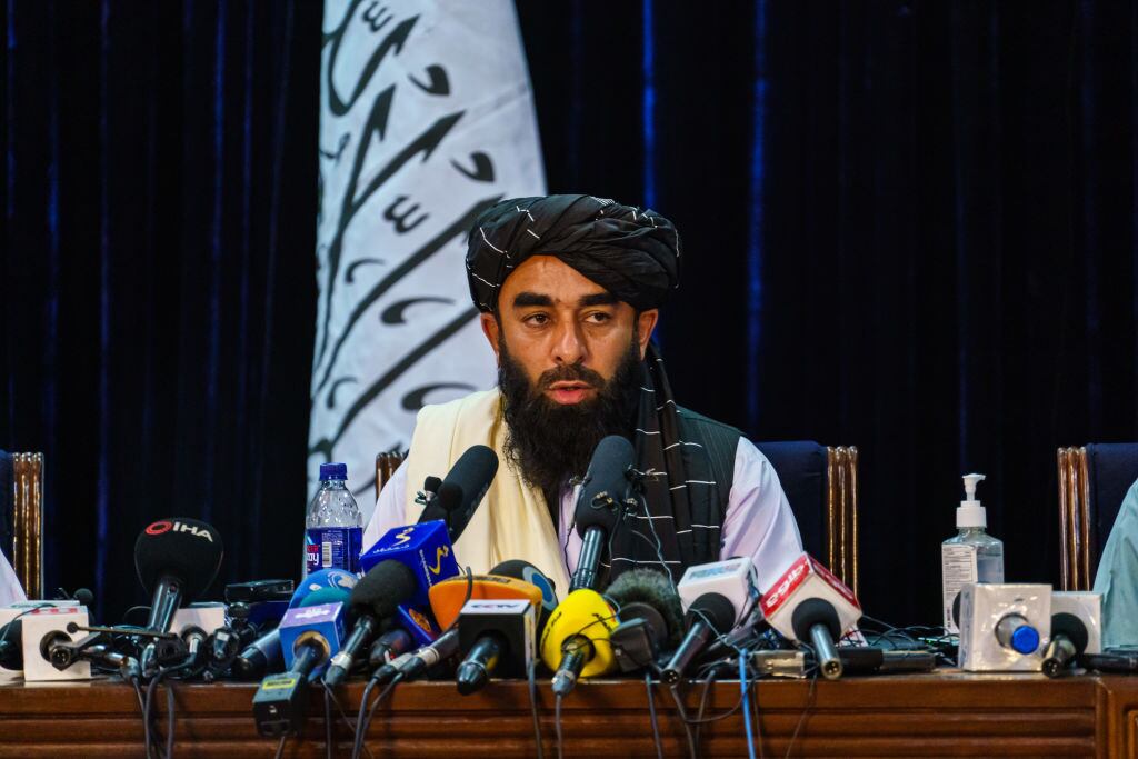 El vocero de los talibanes Zabihullah Mujahid