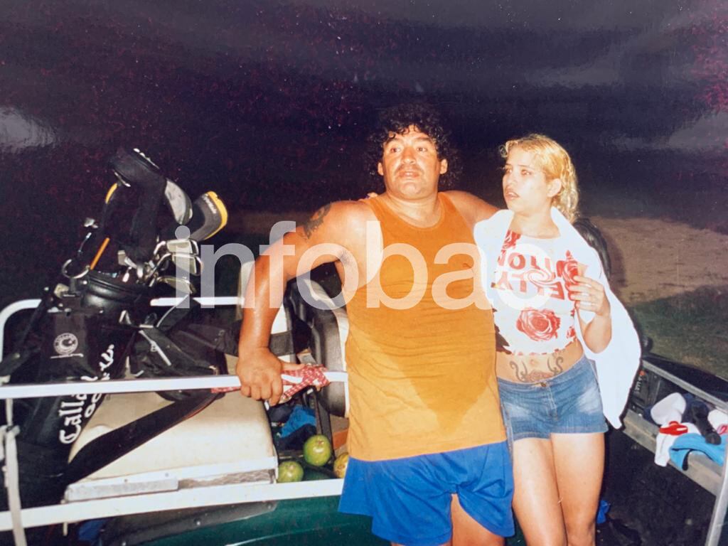 Maradona con Mavys | Foto de Infobae
