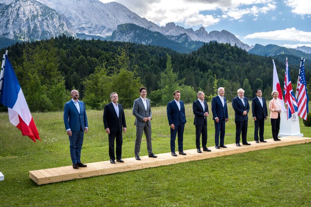Los gobernantes de los países ricos reunidos en el Grupo de los Siete G7