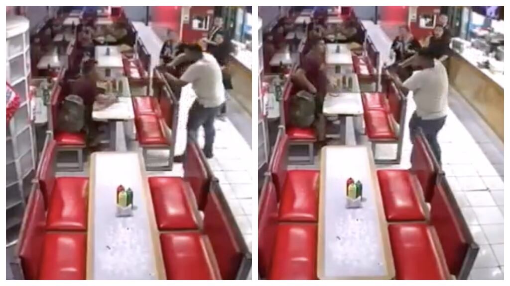 No amenazó a los clientes: revelan nuevas imágenes de balacera en Estación Central que dejó a militar fallecido