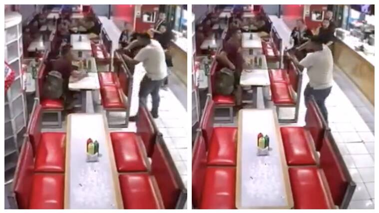 No amenazó a los clientes: revelan nuevas imágenes de balacera en Estación Central que dejó a militar fallecido