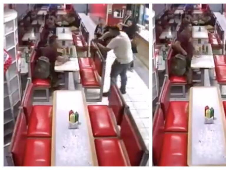 No amenazó a los clientes: revelan nuevas imágenes de balacera en Estación Central que dejó a militar fallecido