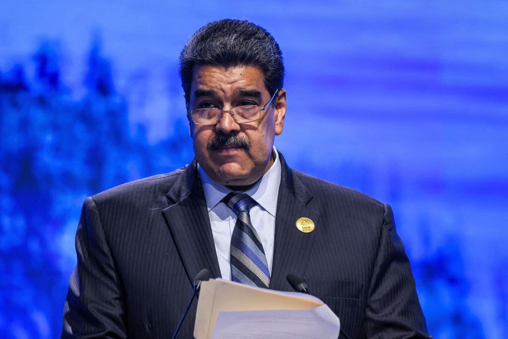 El presidente de Venezuela, Nicolás Maduro, en la COP27
