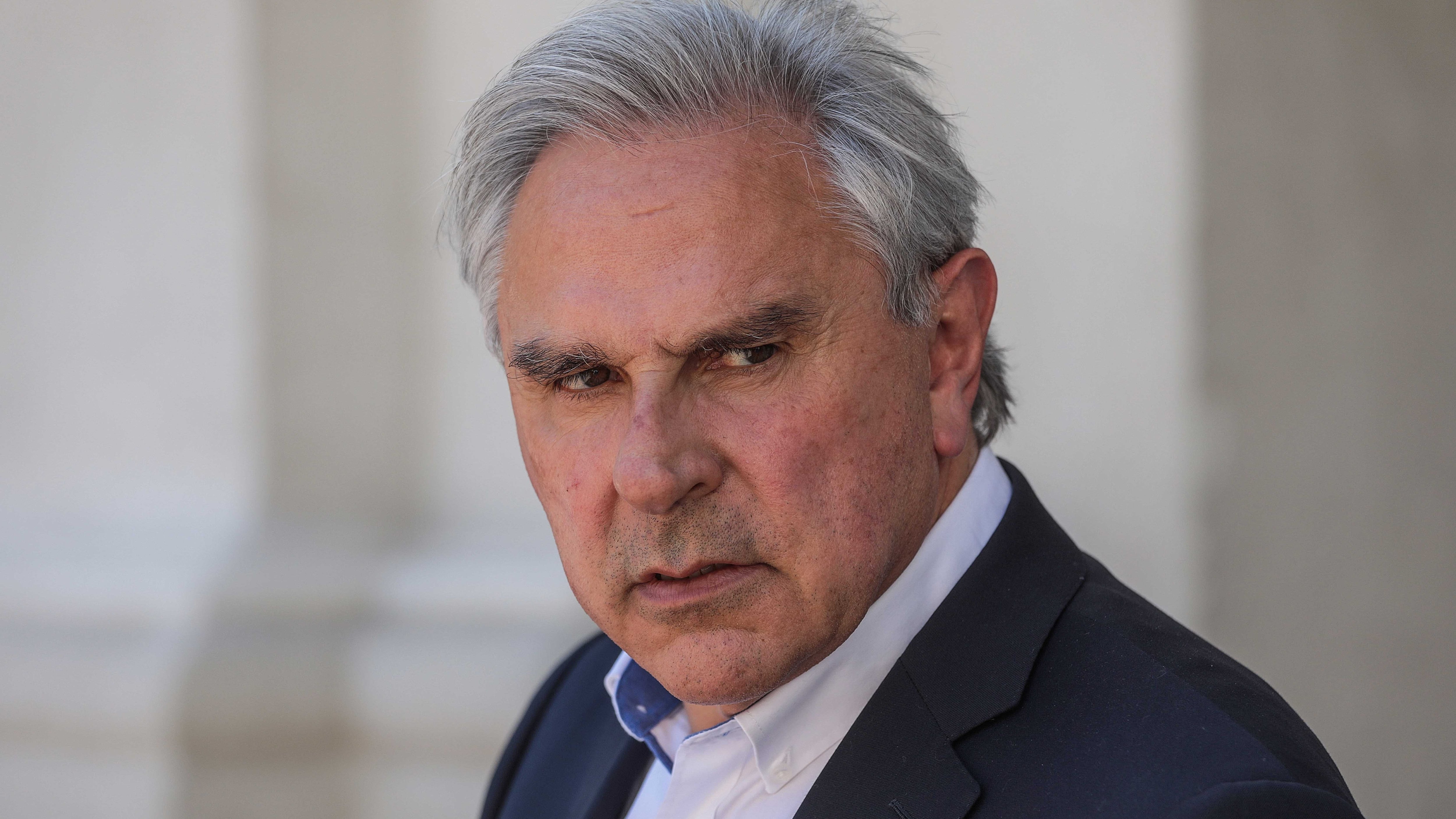 21 de noviembre del 2021/SANTIAGOEl senador Iván Moreira, se retira del Palacio de La Moneda, tras sostener una reunión con el presidente de la República.
FOTO: SEBASTIAN BELTRAN GAETE/AGENCIAUNO