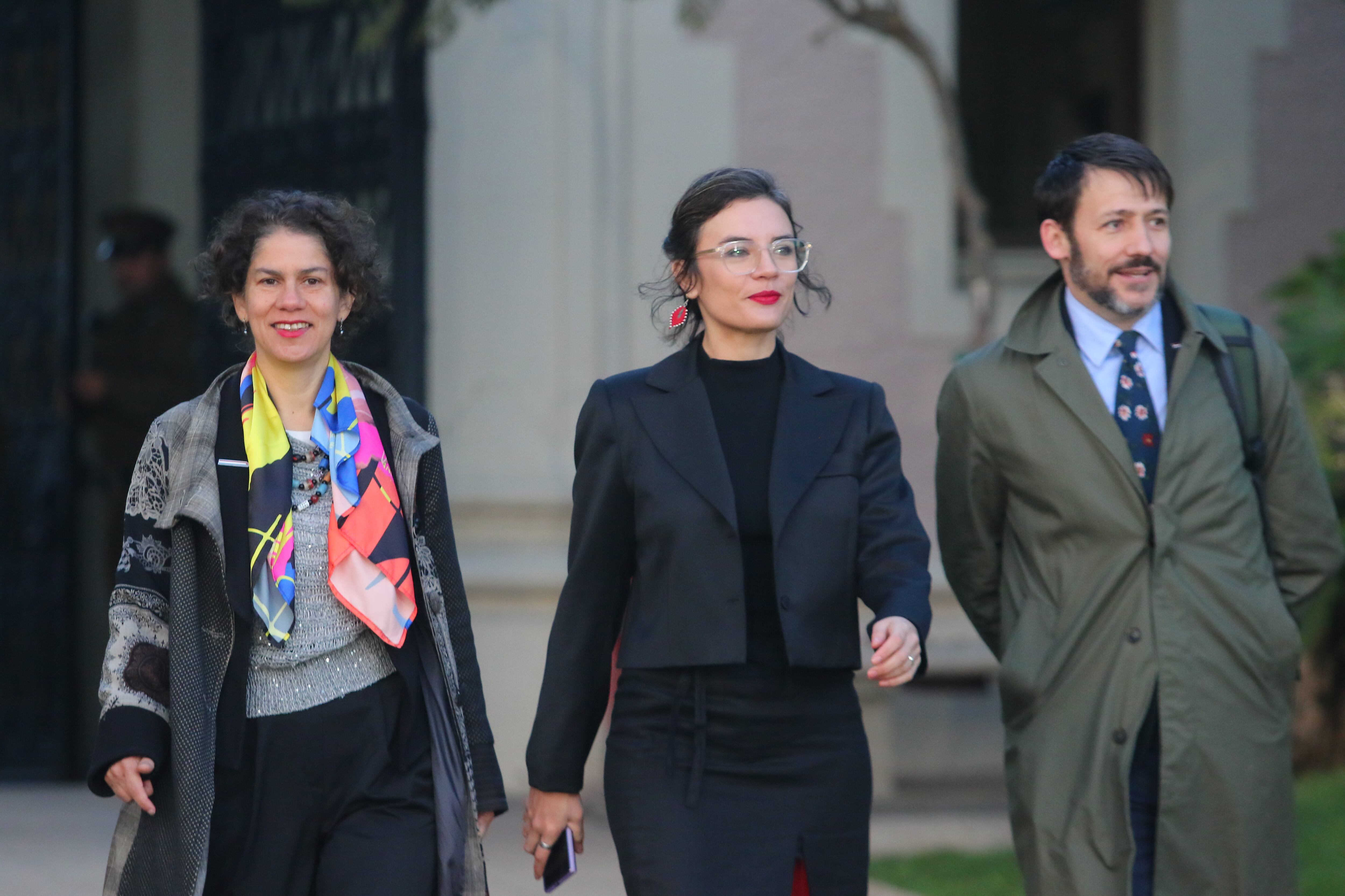 01 de Junio 2024/VIÑA DEL MARMinistros llegan a Cerro Castillo, antes de la Fotografía Oficial del presidente Gabriel Boric con sus ministros, previo a la cuenta publica en el Congreso Nacional.FOTO: YVO SALINAS/AGENCIA UNO
