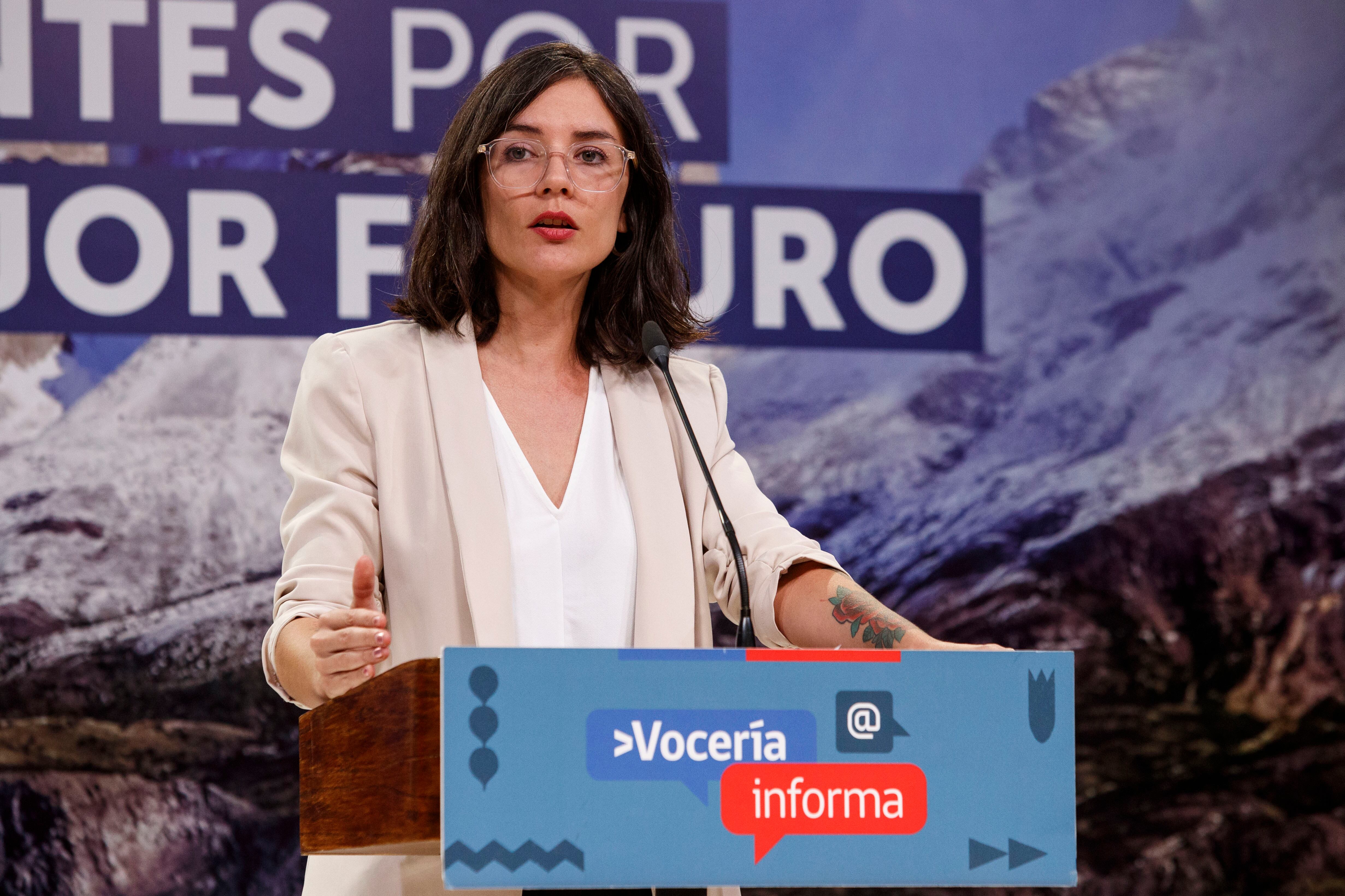 Agencia Uno | La ministra vocera de gobierno, Camila Vallejo