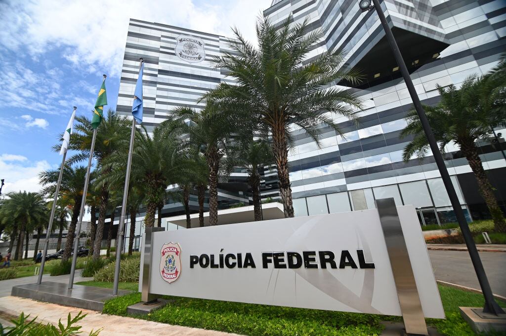 La sede de la Policía Federal, que investiga al expresidente Jair Bolsonaro por su eventual rol en el intento de golpe de Estado en 2023 en Brasil.