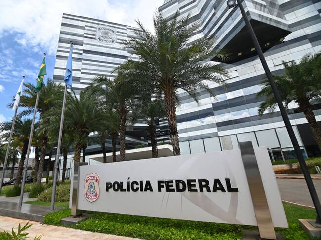 La sede de la Policía Federal, que investiga al expresidente Jair Bolsonaro por su eventual rol en el intento de golpe de Estado en 2023 en Brasil.