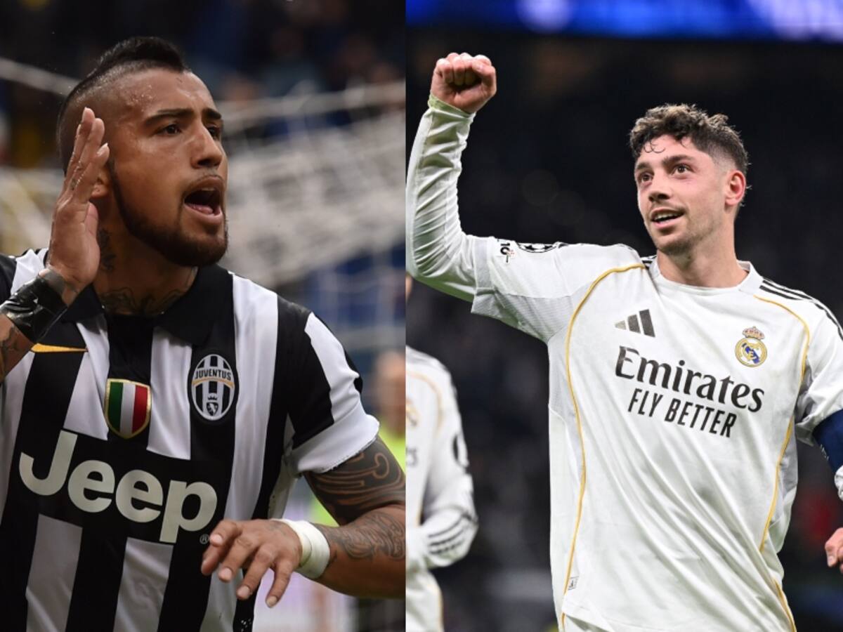 Valverde iguala un espectacular registro de Arturo Vidal con su partidazo ante el City en Champions